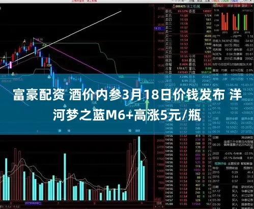 富豪配资 酒价内参3月18日价钱发布 洋河梦之蓝M6+高涨5元/瓶