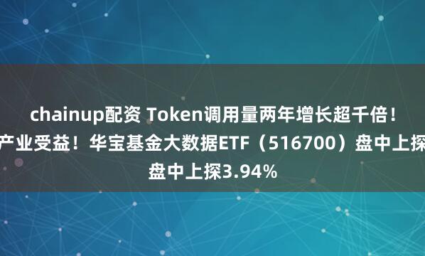 chainup配资 Token调用量两年增长超千倍！大数据产业受益！华宝基金大数据ETF（516700）盘中上探3.94%