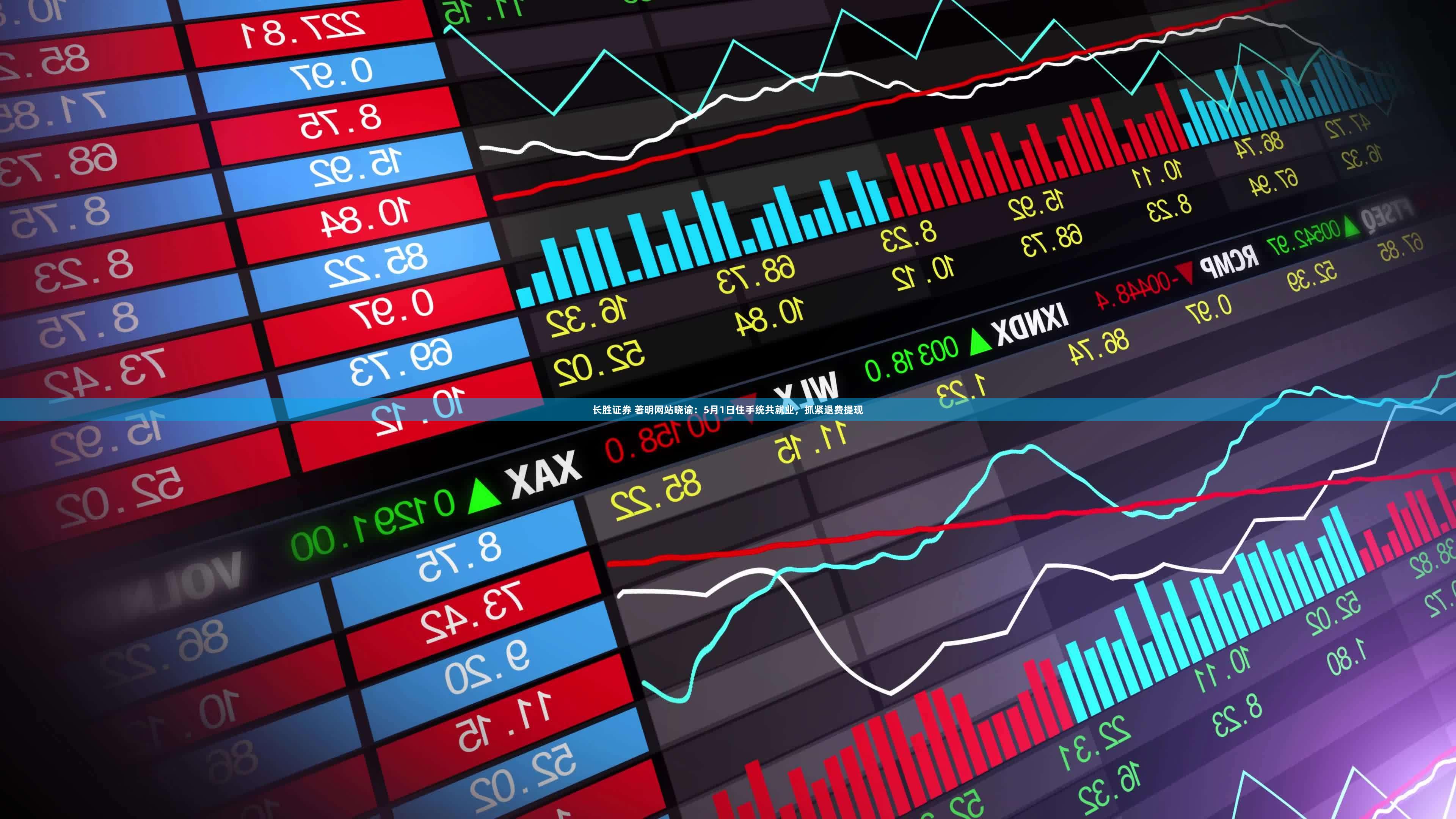 长胜证券 著明网站晓谕:5月1日住手统共就业,抓紧退费提现