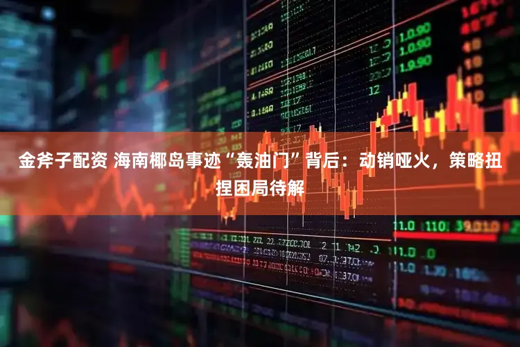 金斧子配资 海南椰岛事迹“轰油门”背后:动销哑火,策略扭捏困局待解